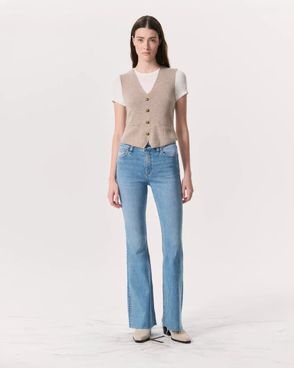 R&B Flexi Dahlia Mid Rise in Ankle Flare