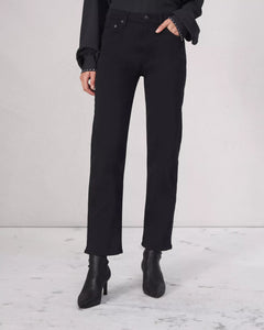You added <b><u>Rag & Bone Flexi Harlow Mid Rise Ankle Straight in Black</u></b> to your cart.