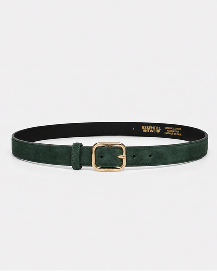 Essentiel Antwerp Kusual Leather Belt - Forest Whisper