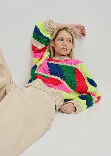 EA Graduation Jacquard Knit in Multi
