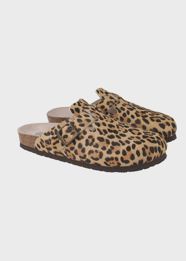 Genuins Riva Clog in Leopard