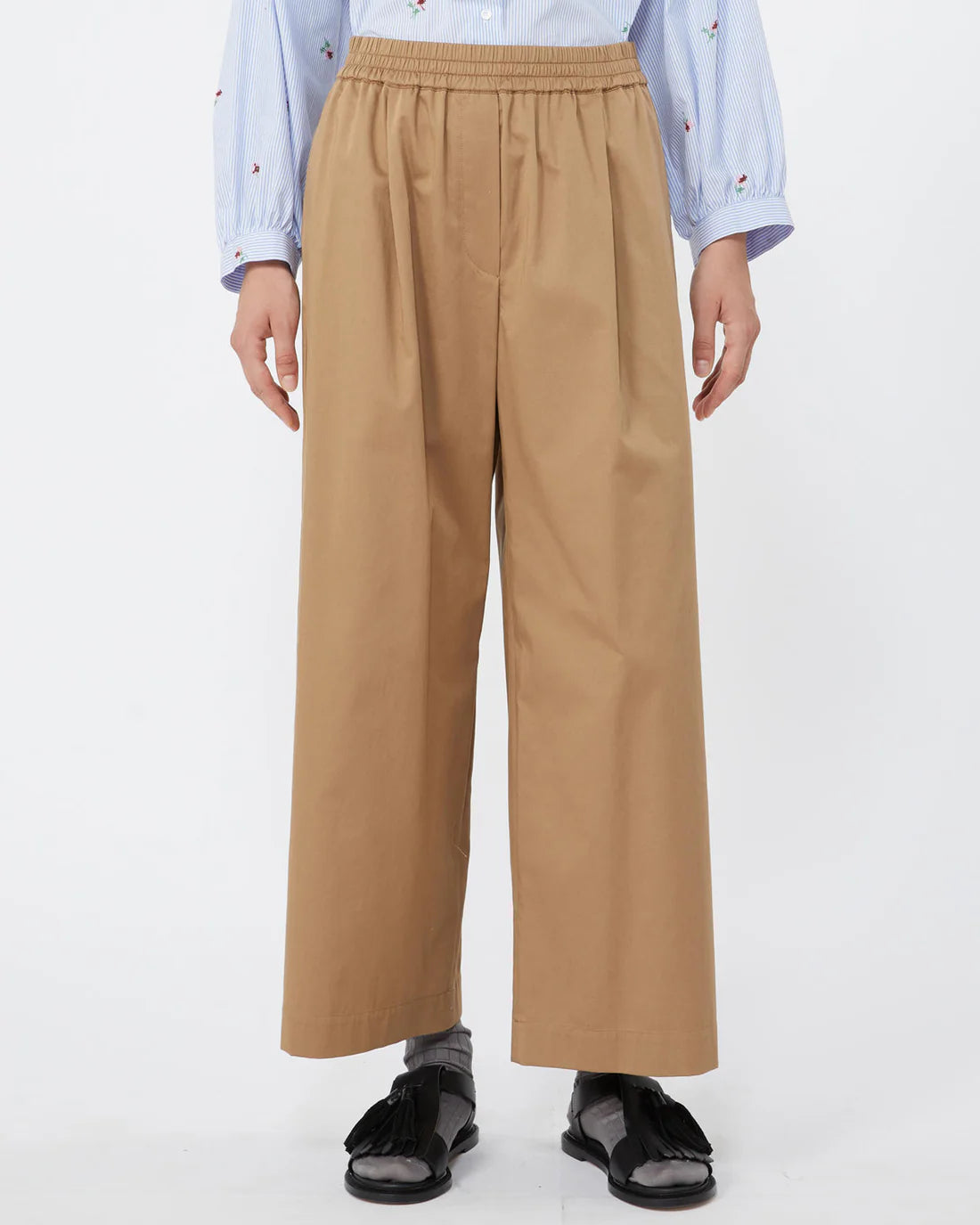 Weekend Maxmara Golfo Trousers in Earth