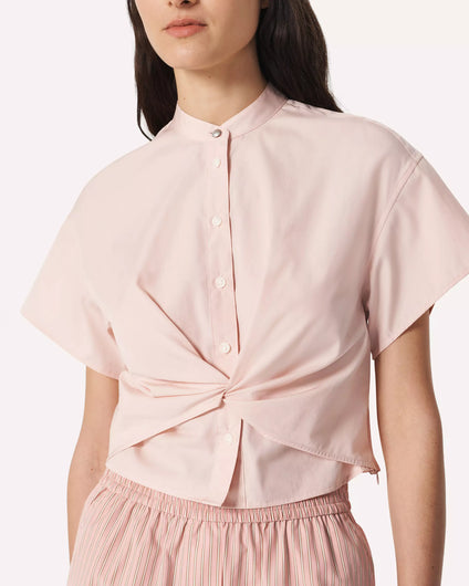 R&B Gretchen Poplin Shirt in Rose