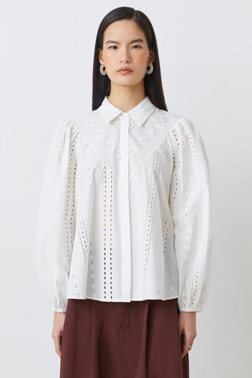 SUNCOO Louane Shirt in White