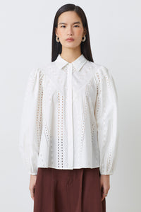 You added <b><u>SUNCOO Louane Shirt in White</u></b> to your cart.