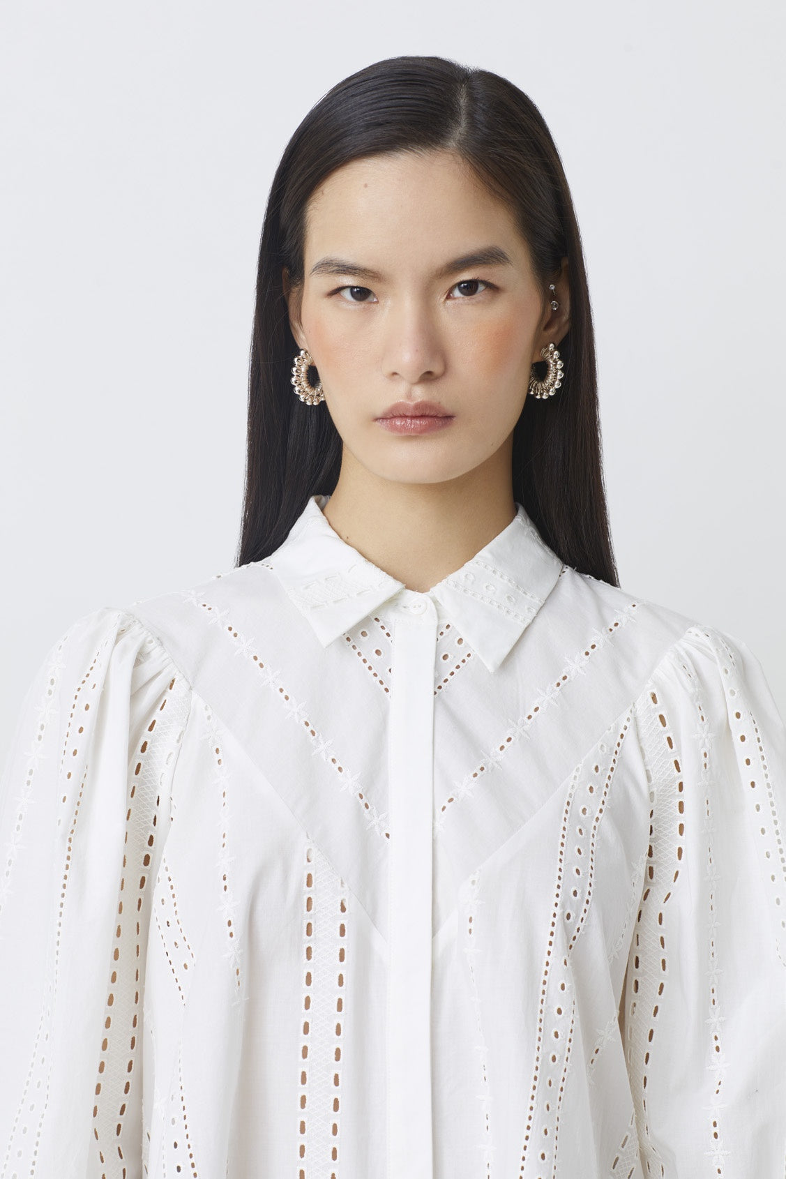 SUNCOO Louane Shirt in White