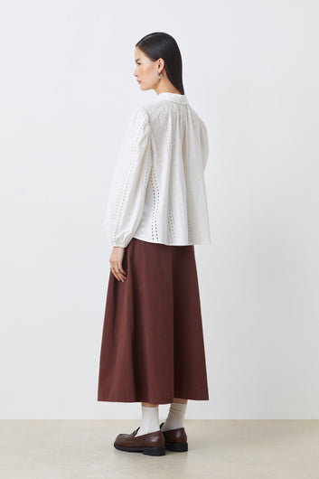 SUNCOO Louane Shirt in White