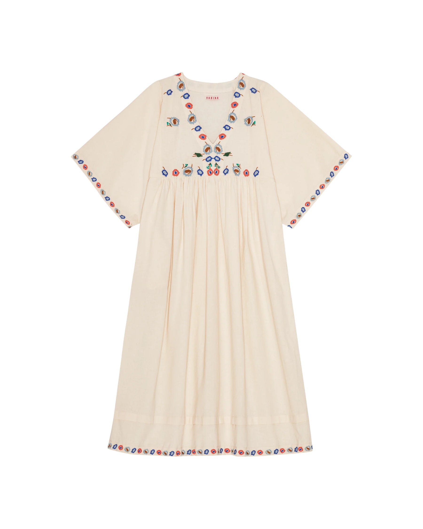 zara white floral embroidered dress ZARA ECRU FLORAL EMBROIDERED DRESS