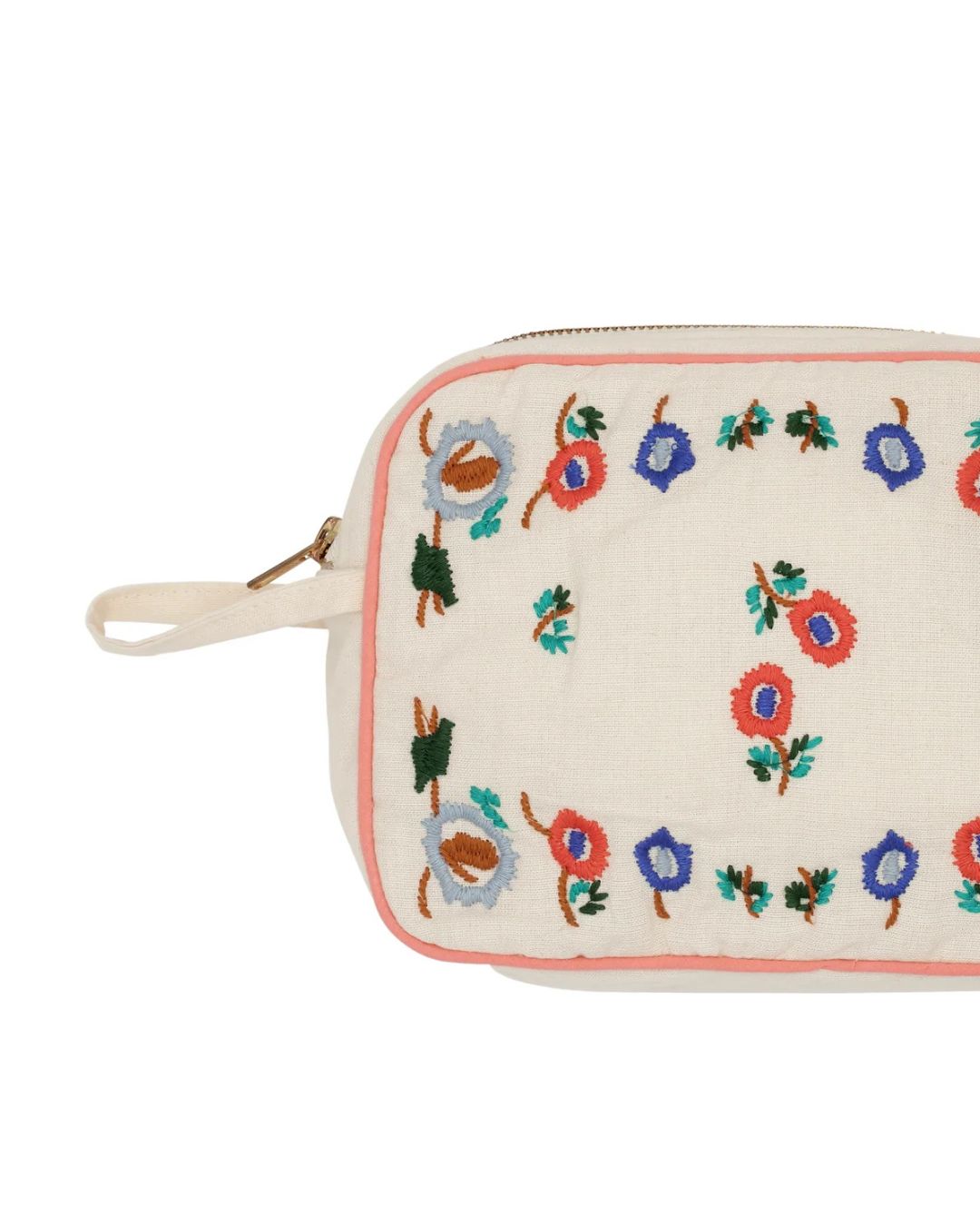 HABIBA Flora Make Up Clutch in Vanilla