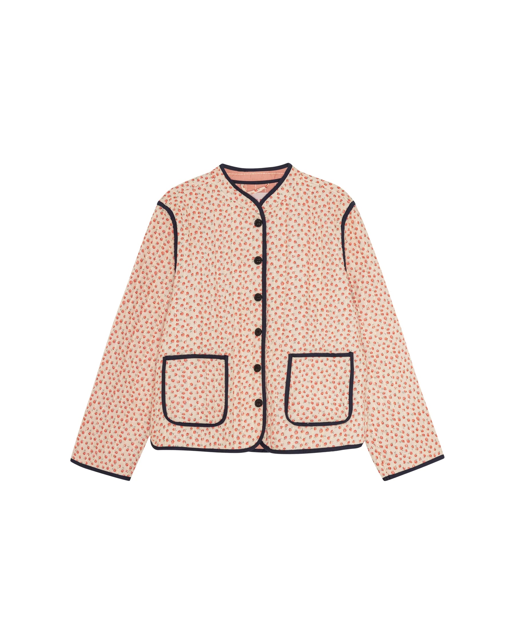 HABIBA New Dawn Quilted China Jacket in Berry