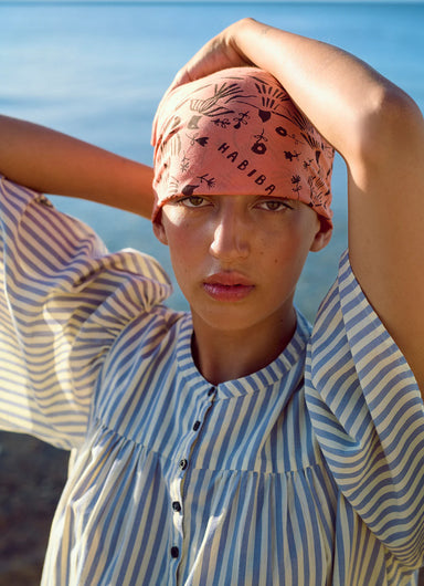 HABIBA Pattie Bandana in Berry