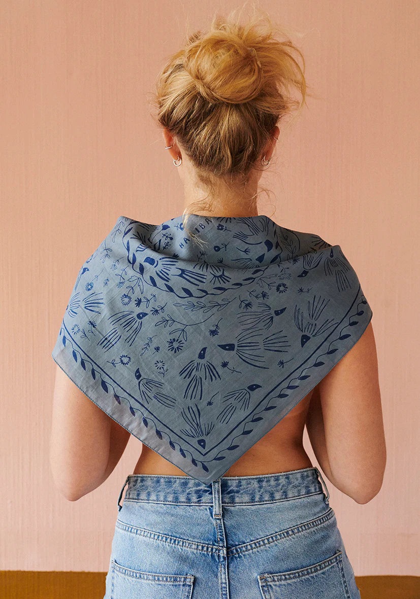 HABIBA Pattie Bandana in Sapphire
