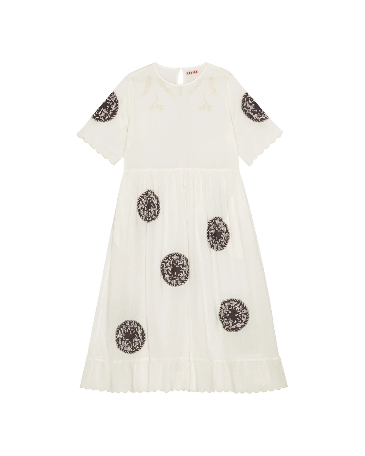 HABIBA Pattie Dress in Vanilla