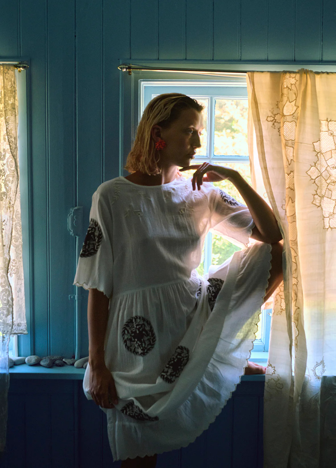 HABIBA Pattie Dress in Vanilla