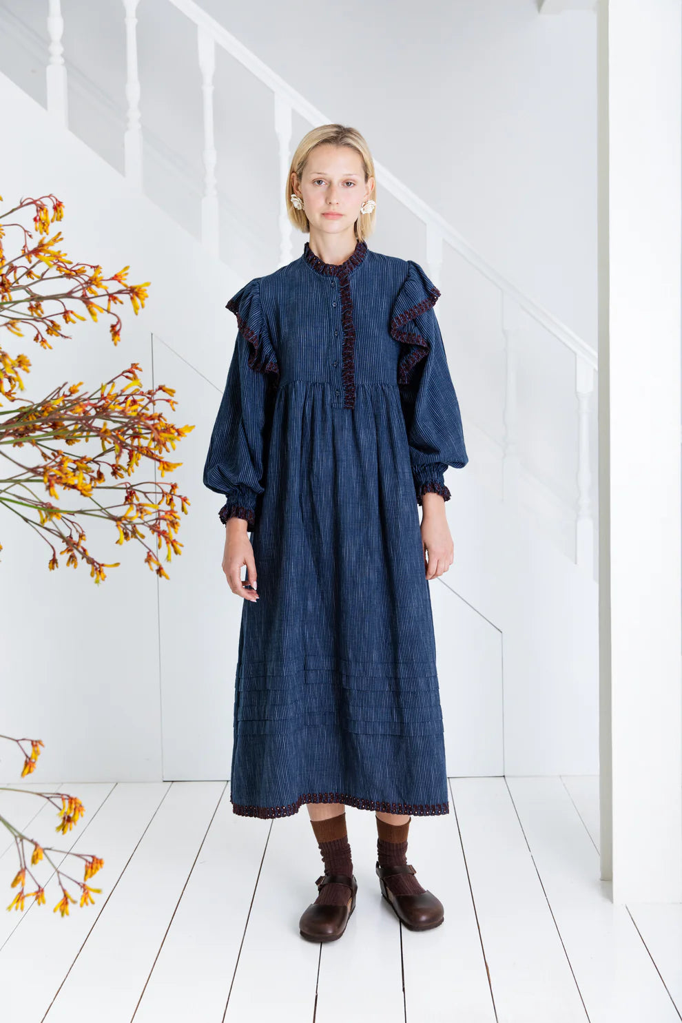 Bonte Harriette Dress in Midnight
