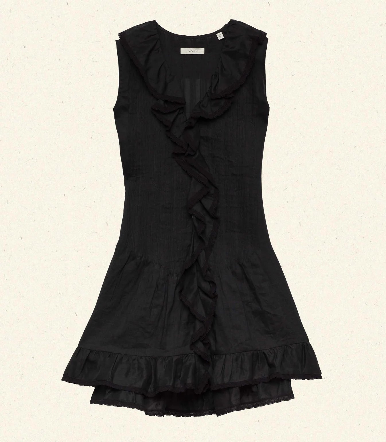doen shirt dress BRIANNE DRESS -- BLACK