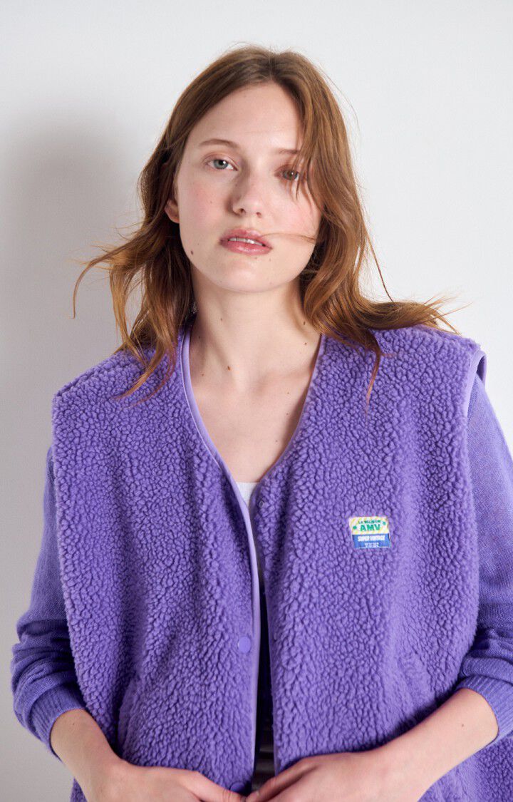 American Vintage Hoktown Fleece in Purple