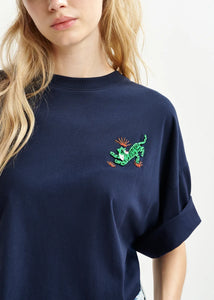 You added <b><u>EA Hicecream Embroidered Tee in Dark Sapphire</u></b> to your cart.
