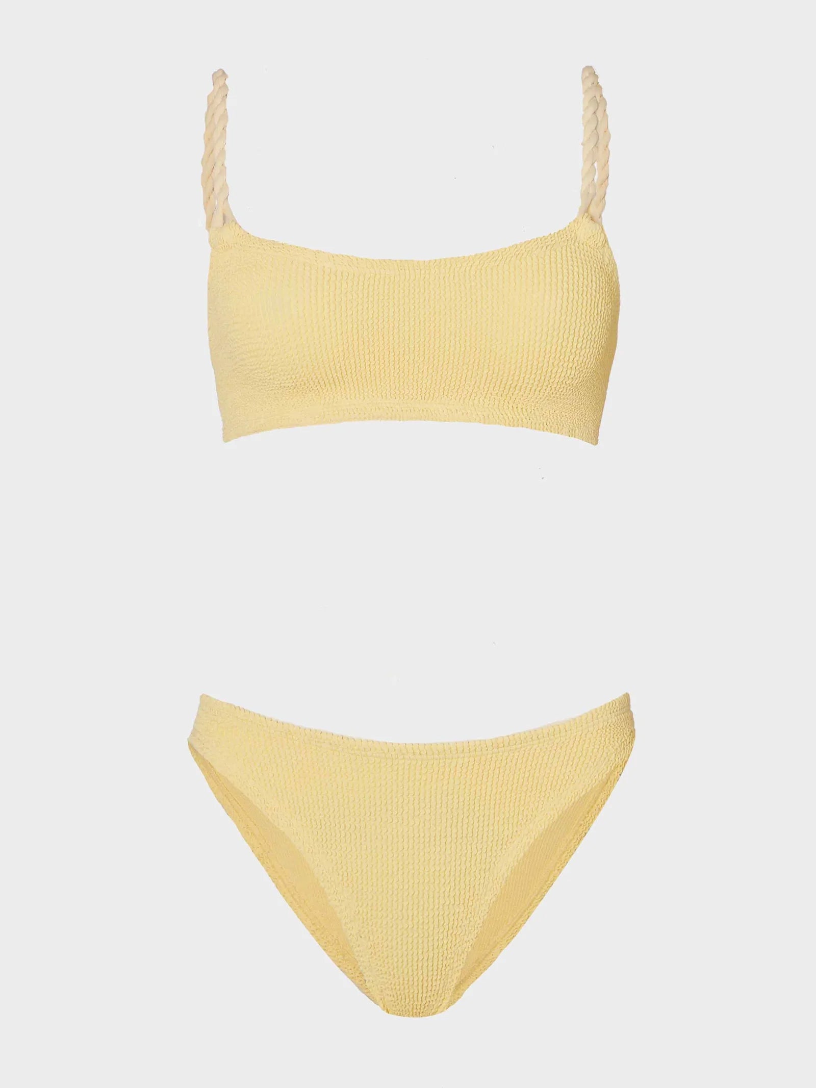 HUNZA G Pheobe Bikini in Butter