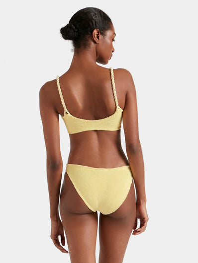 HUNZA G Pheobe Bikini in Butter
