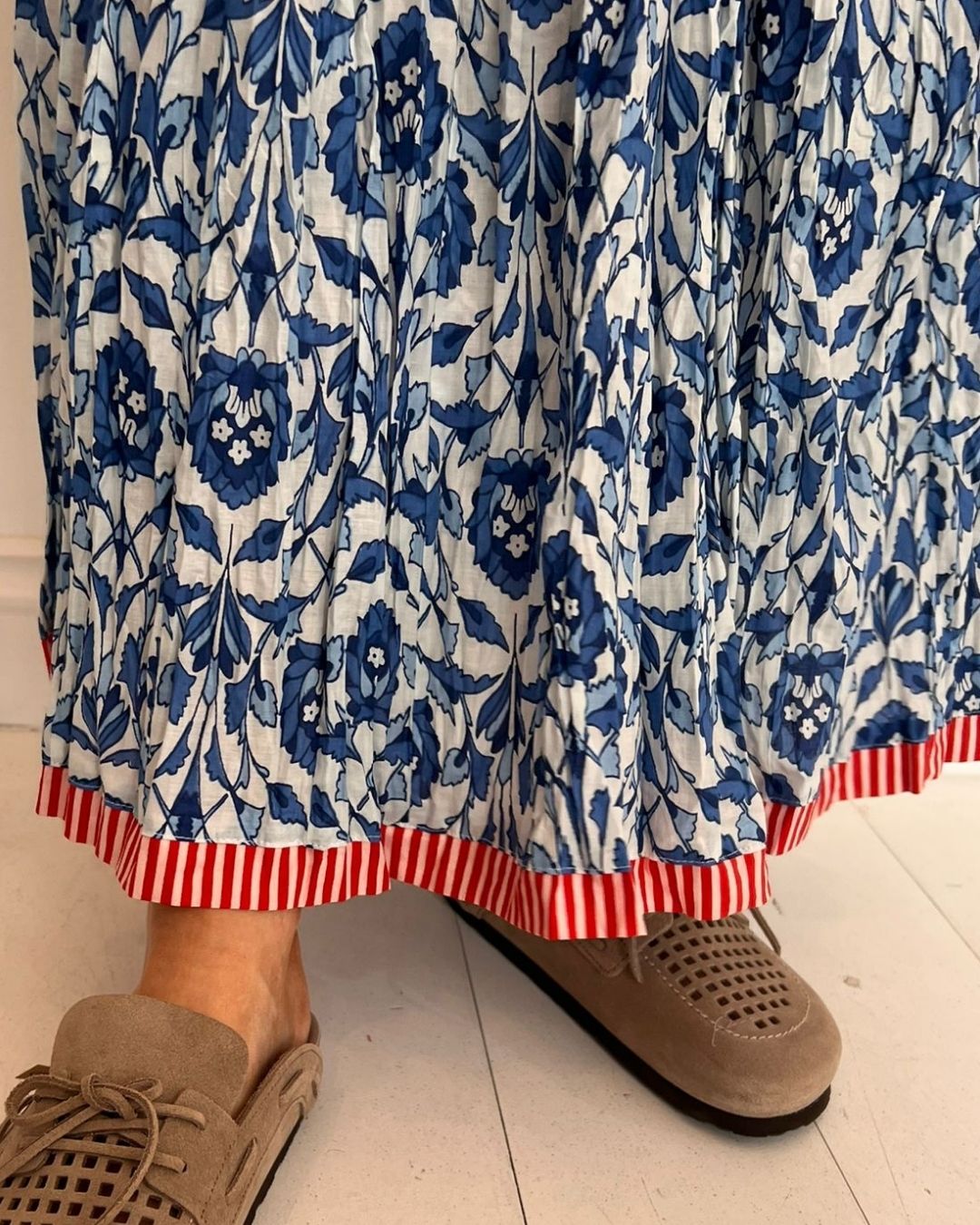 Handprint Dream Apparel Arista Skirt in Tasmin Blue