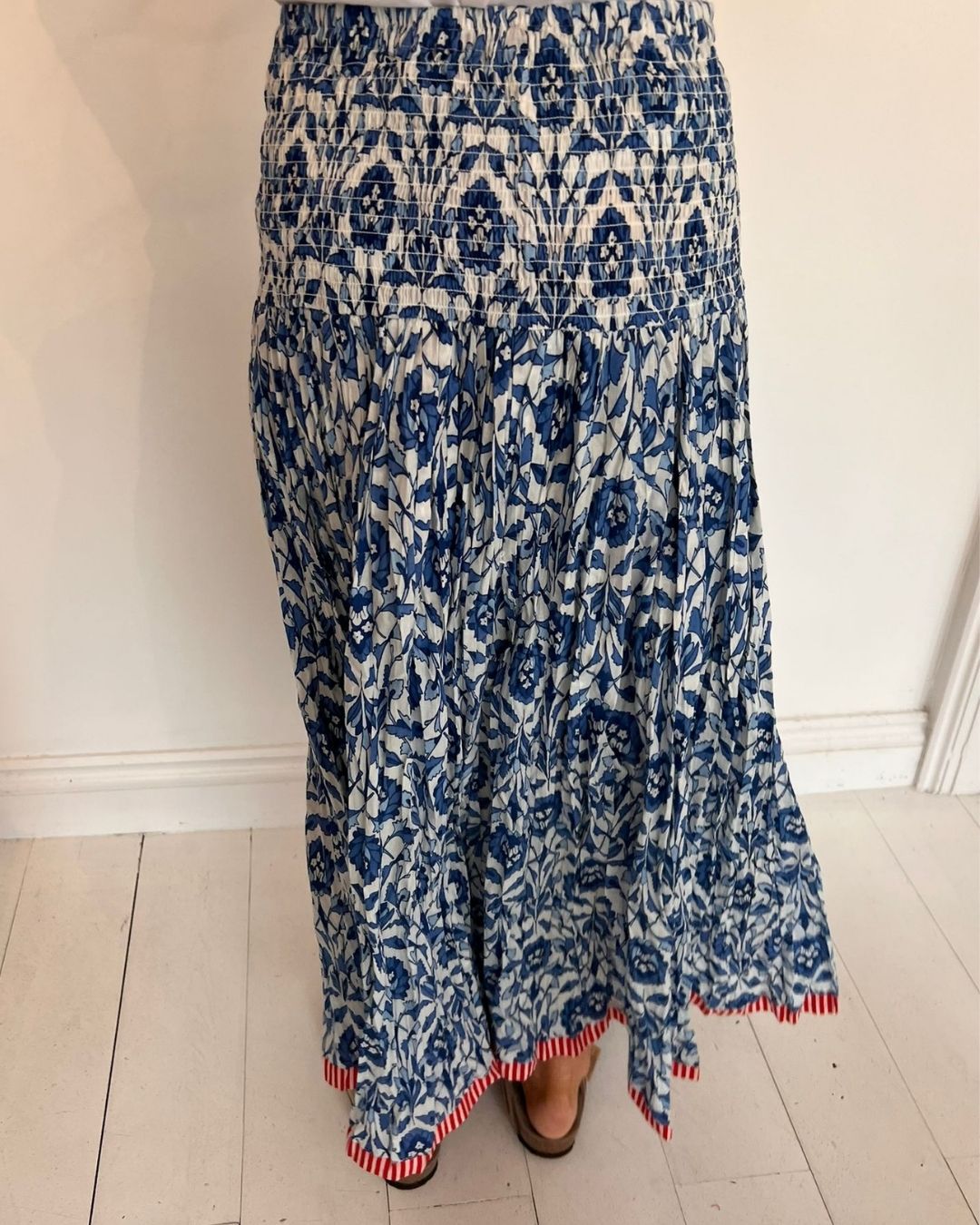 Handprint Dream Apparel Arista Skirt in Tasmin Blue