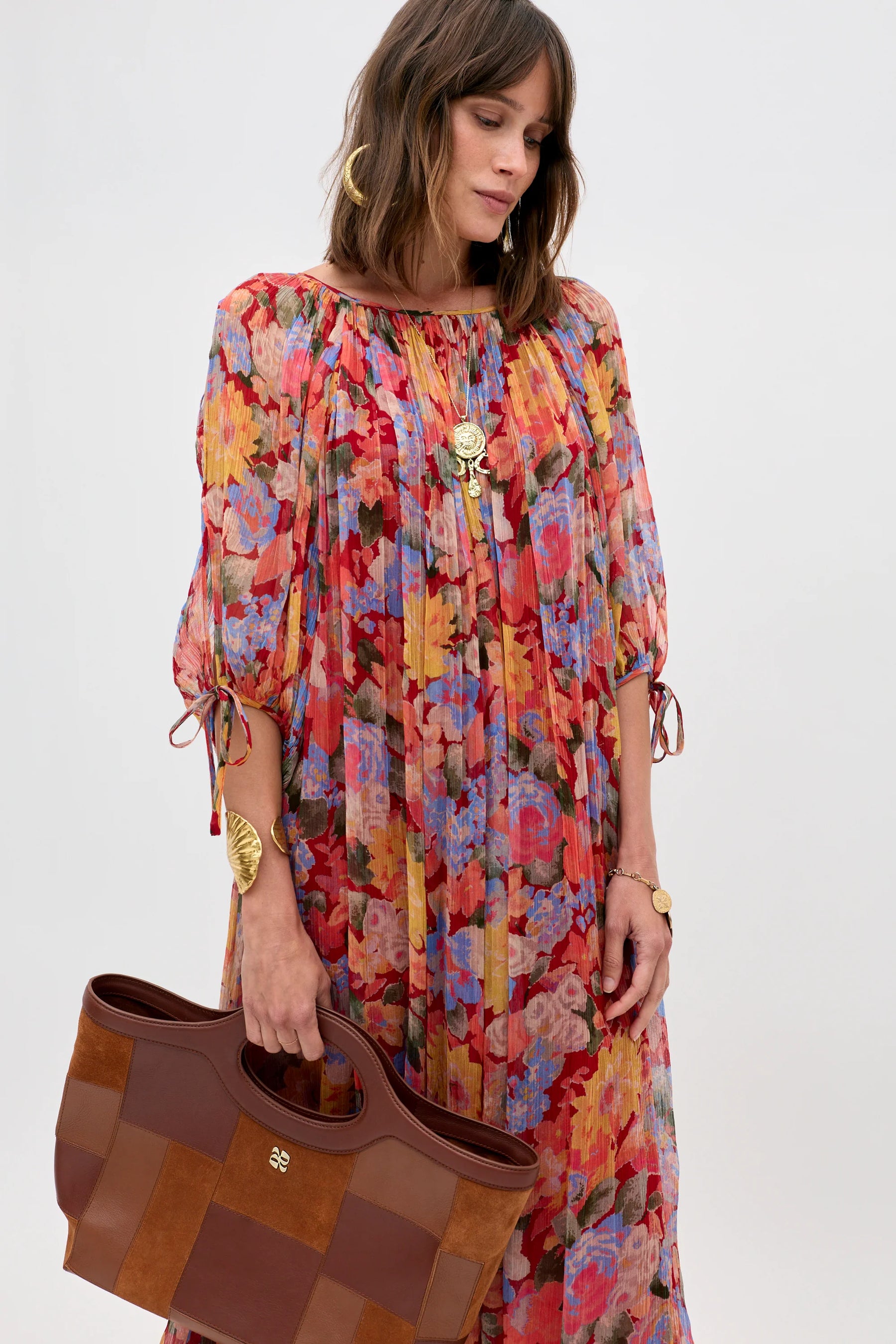 RIXO Hayden Dress - Chelsea Floral Red