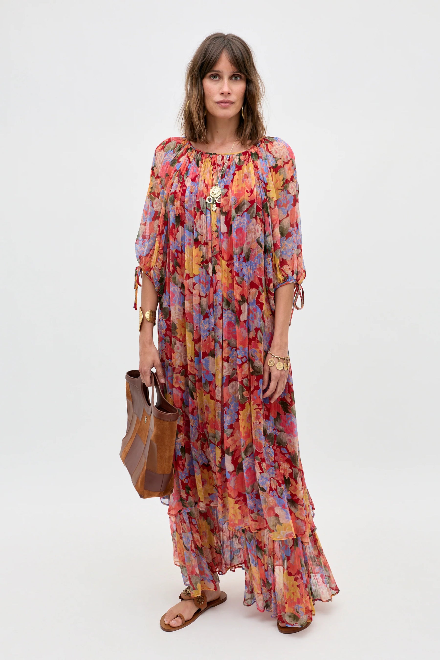 RIXO Hayden Dress - Chelsea Floral Red