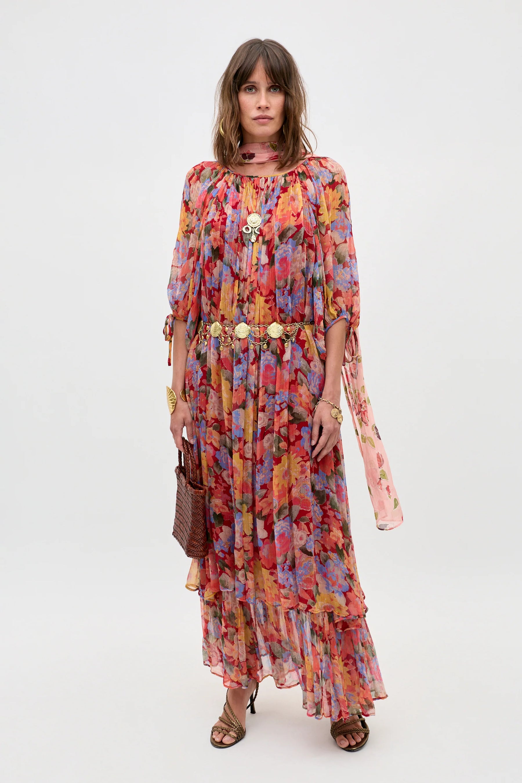 RIXO Hayden Dress - Chelsea Floral Red