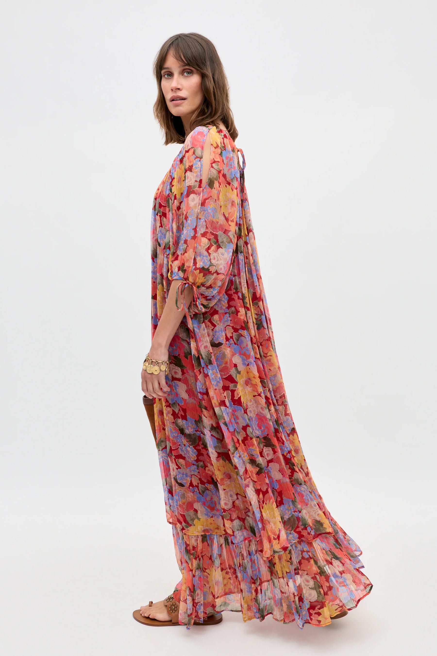 RIXO Hayden Dress - Chelsea Floral Red