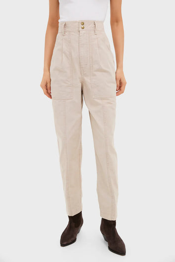 Marant Etoile Kiana Pants in Ecru