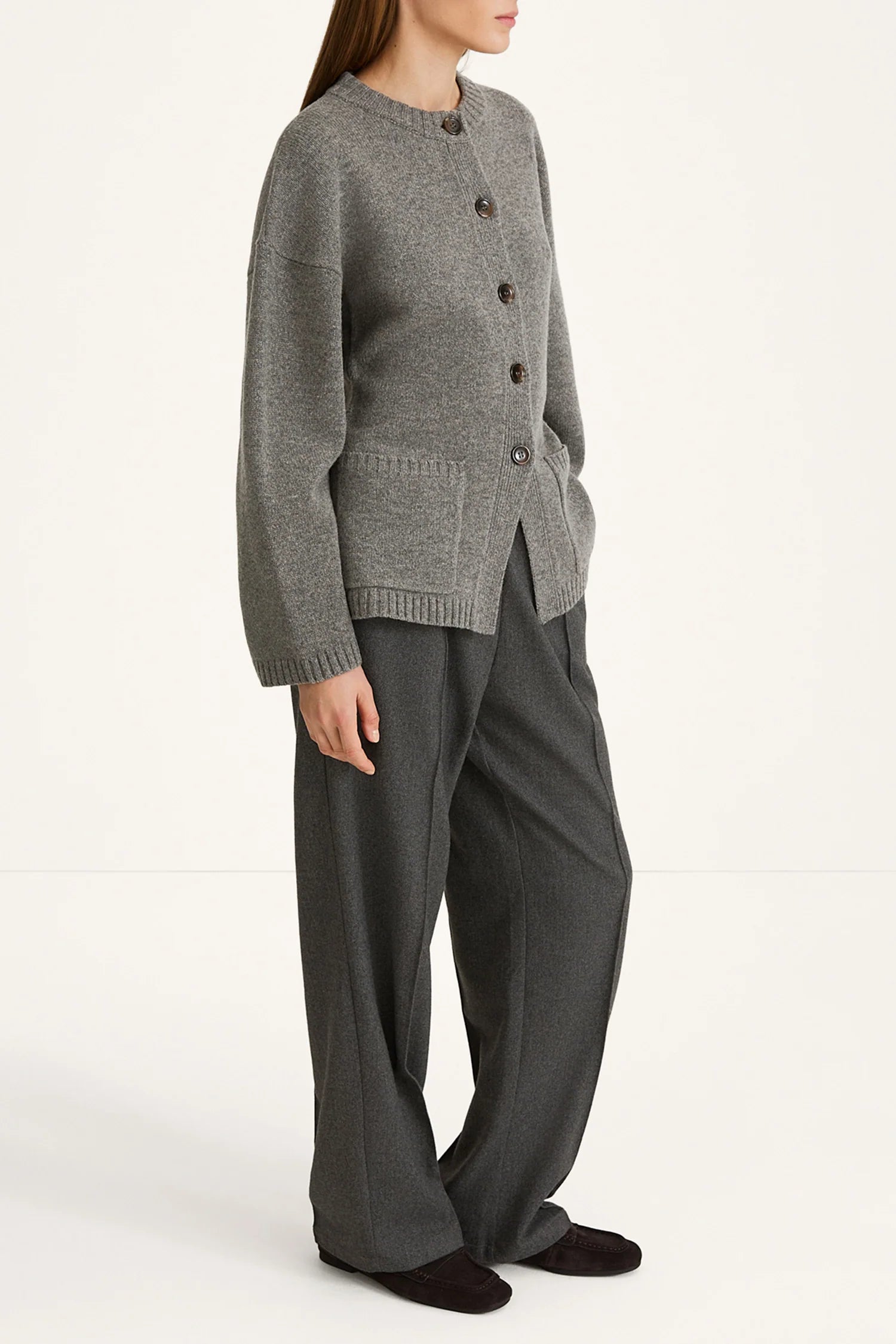 StyleIn Houlia Cardigan - Mid Grey