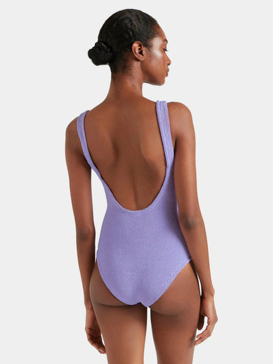 Hunza G COVERAGE Square Neck in Lilac