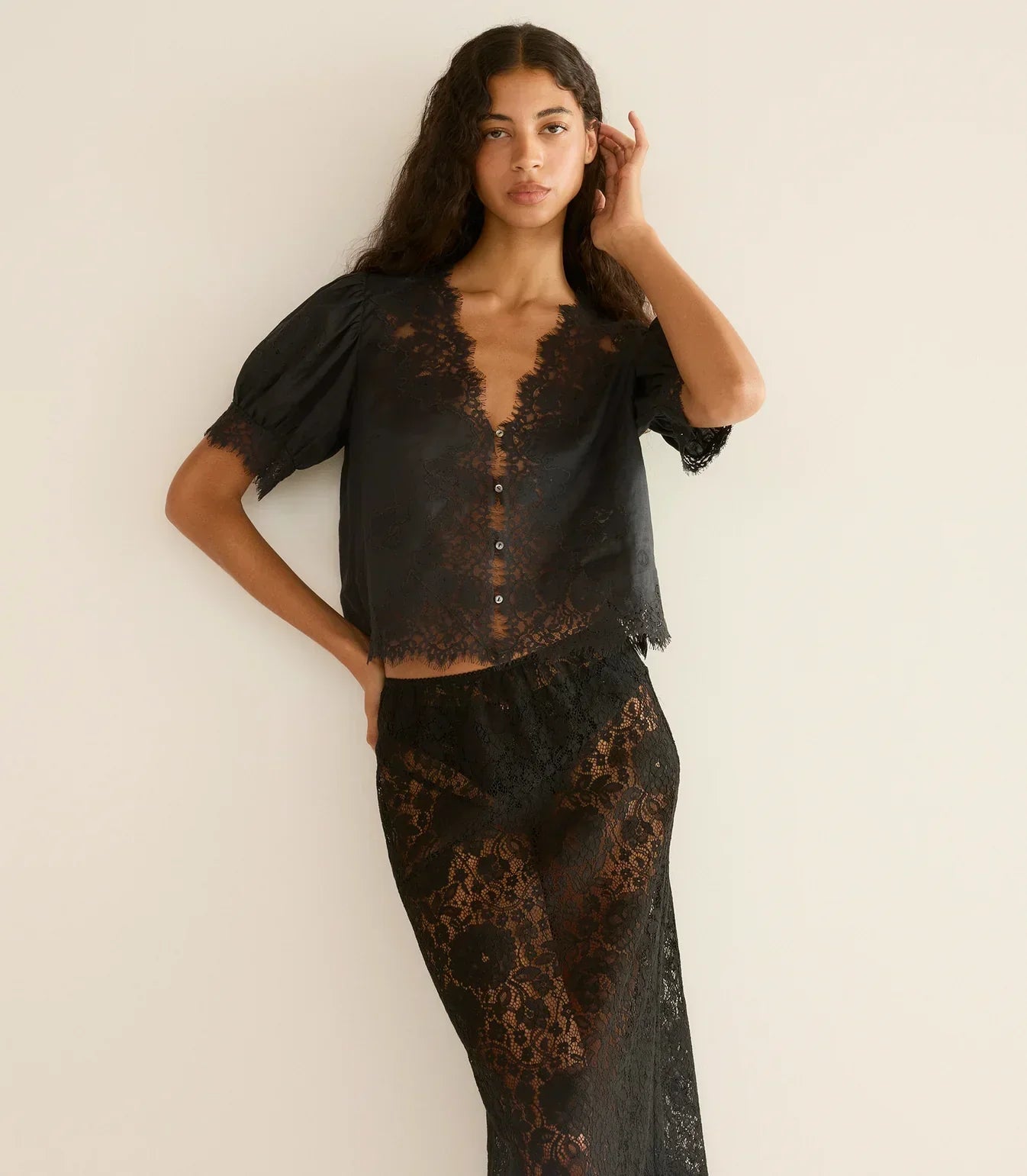 DÔEN Idella Top in Black