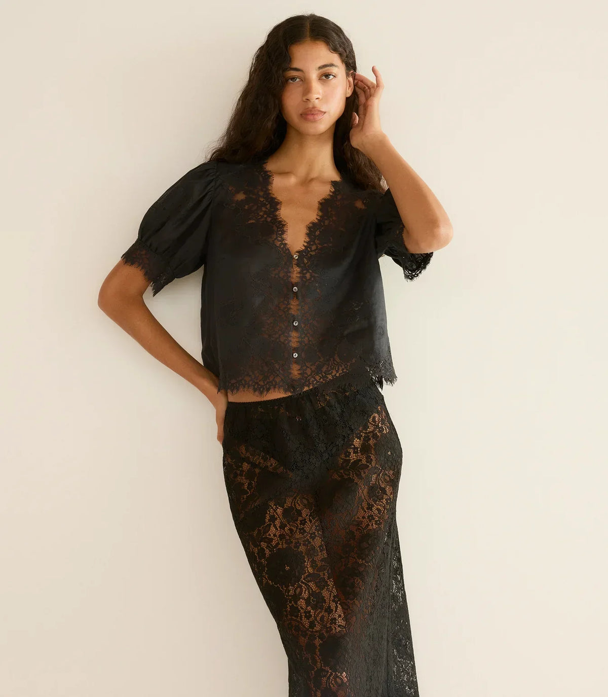 DÔEN Idella Top in Black