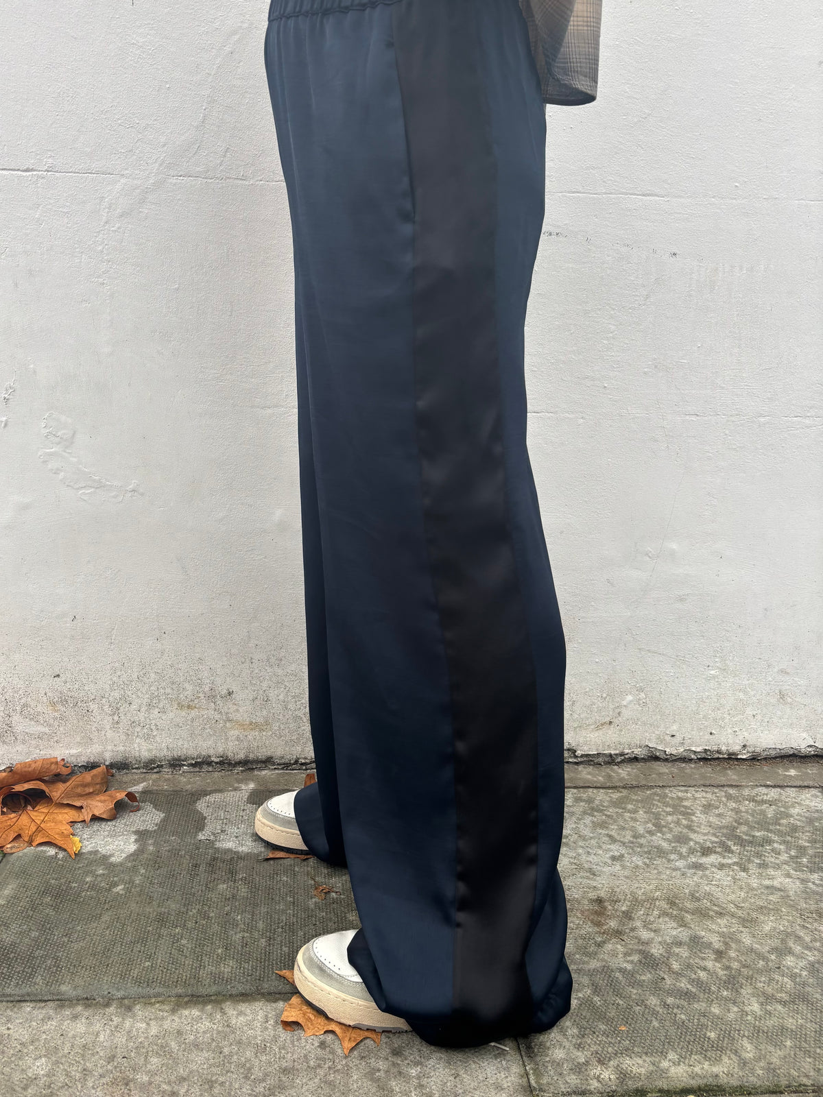 Rag & Bone Olivia Stripe Pant in Navy