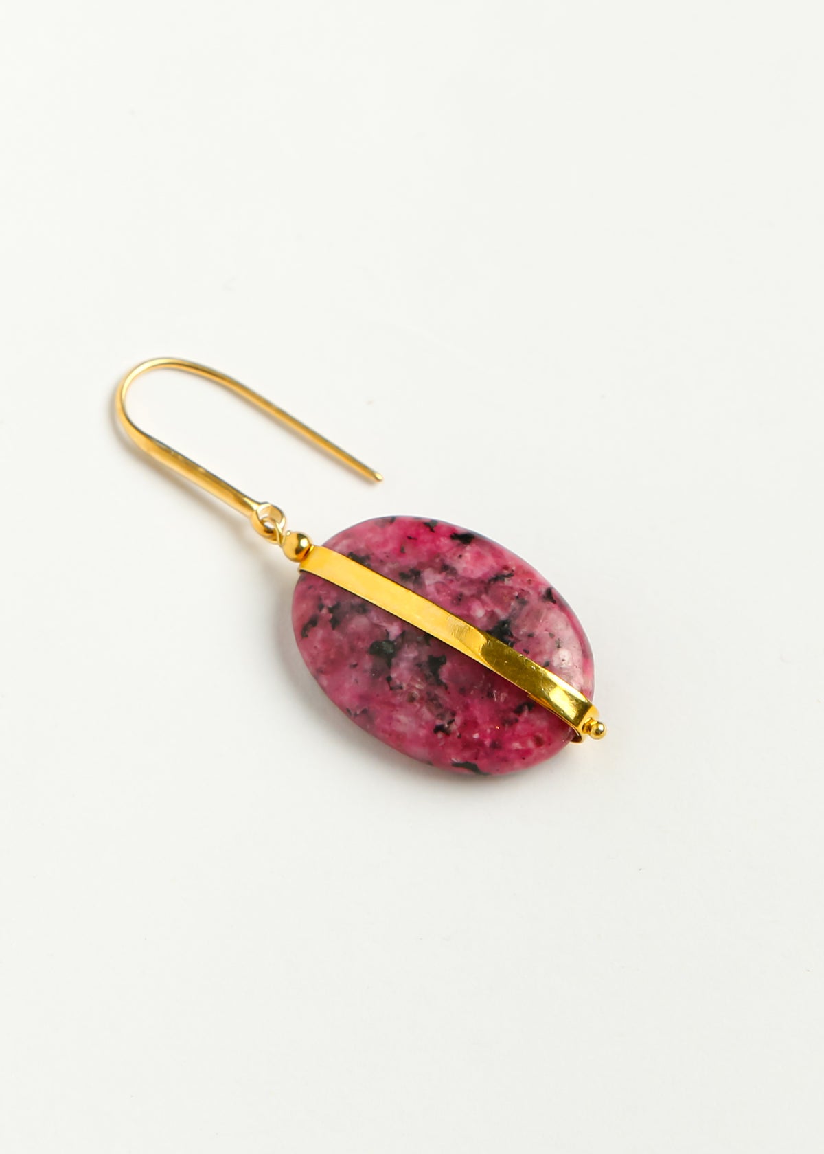 IM Stones Earrings in Fuchsia