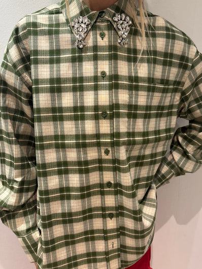 Essentiel Antwerp Juices Oversized Shirt in Off White