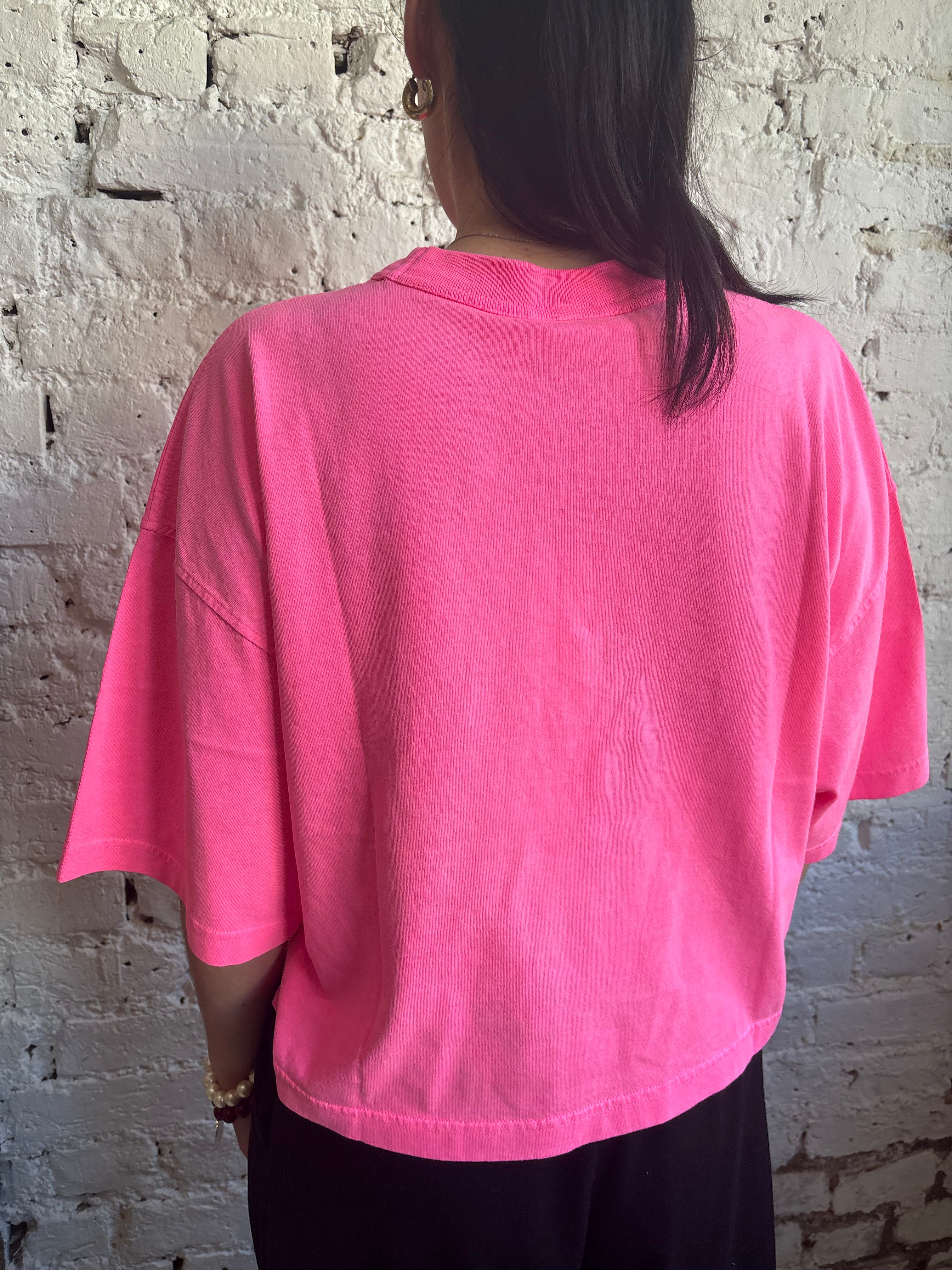 Bellerose Vosso Tee in Fluo Pink