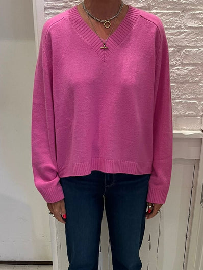 Colorush Santana Slouchy V in Rosie