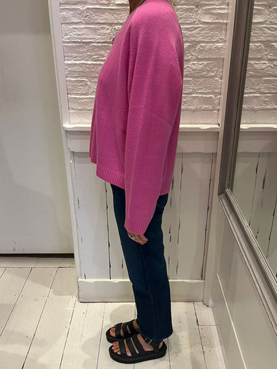 Colorush Santana Slouchy V in Rosie