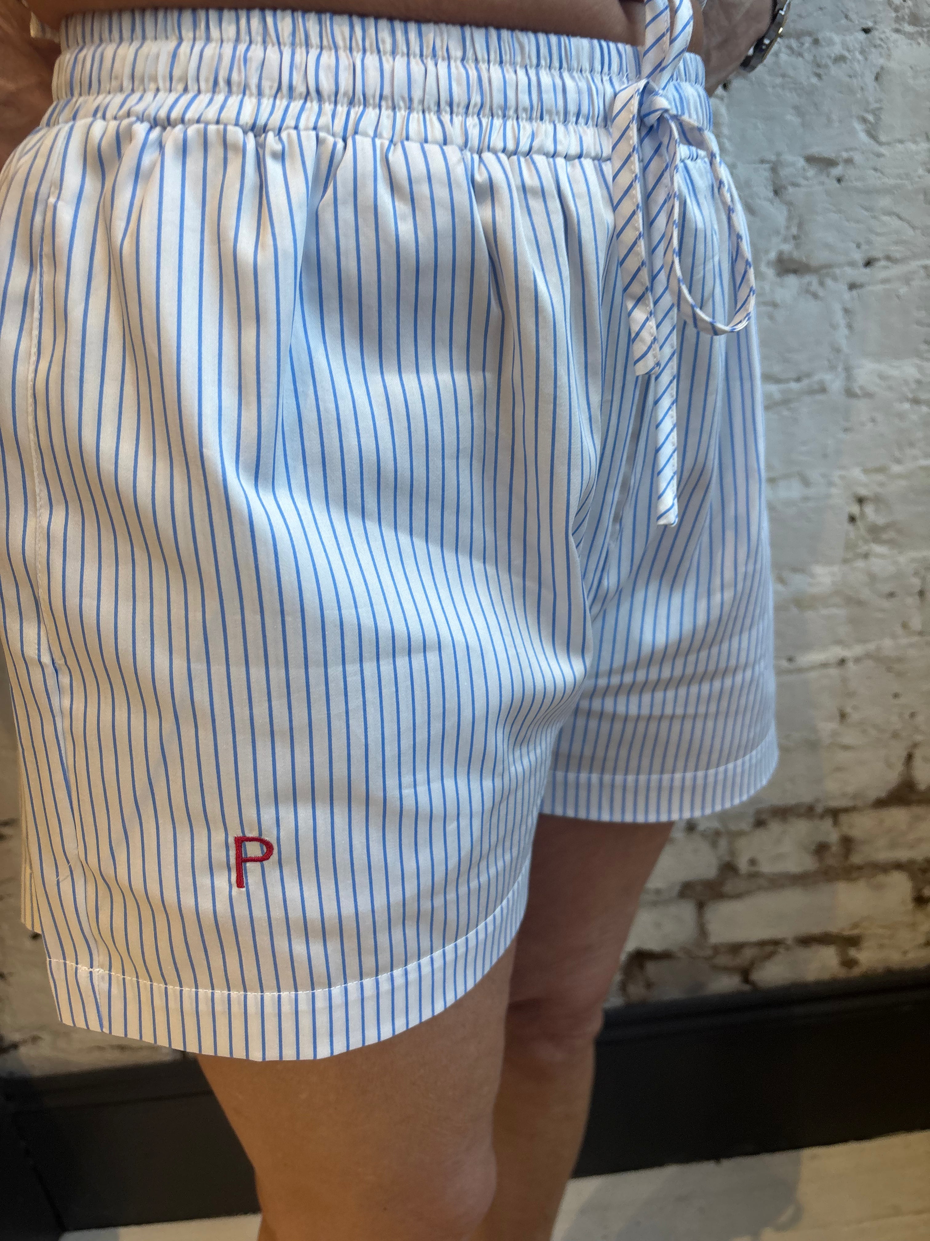 PARK Holiday Shop Stripe Cami Set in Blue Stripe