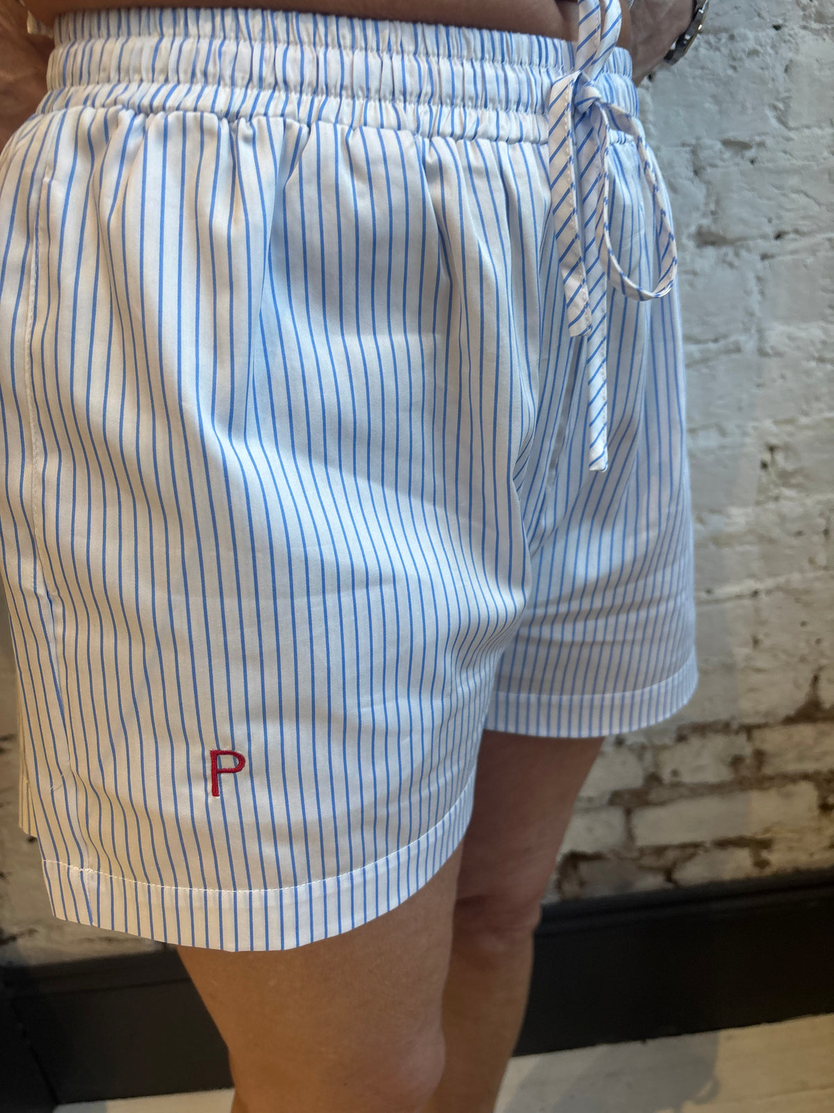 PARK Holiday Shop Stripe Cami Set in Blue Stripe