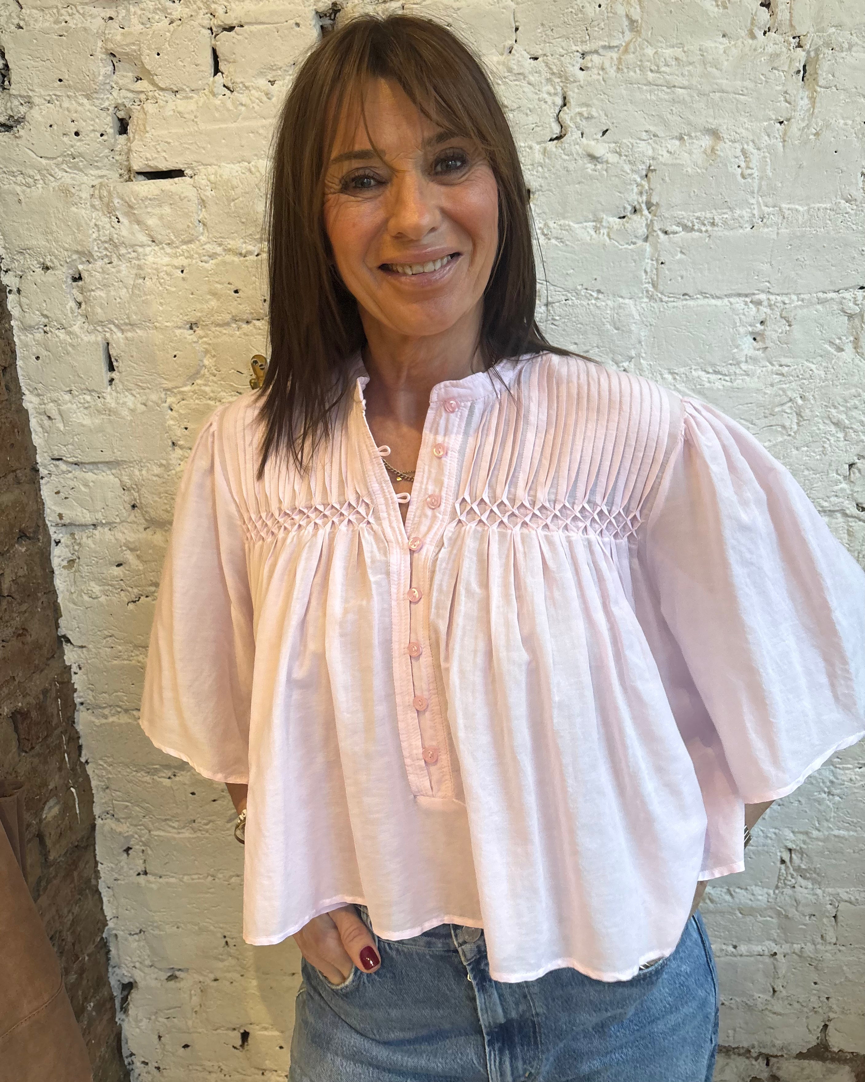 Marant Etoile Destiny Blouse in Light Pink
