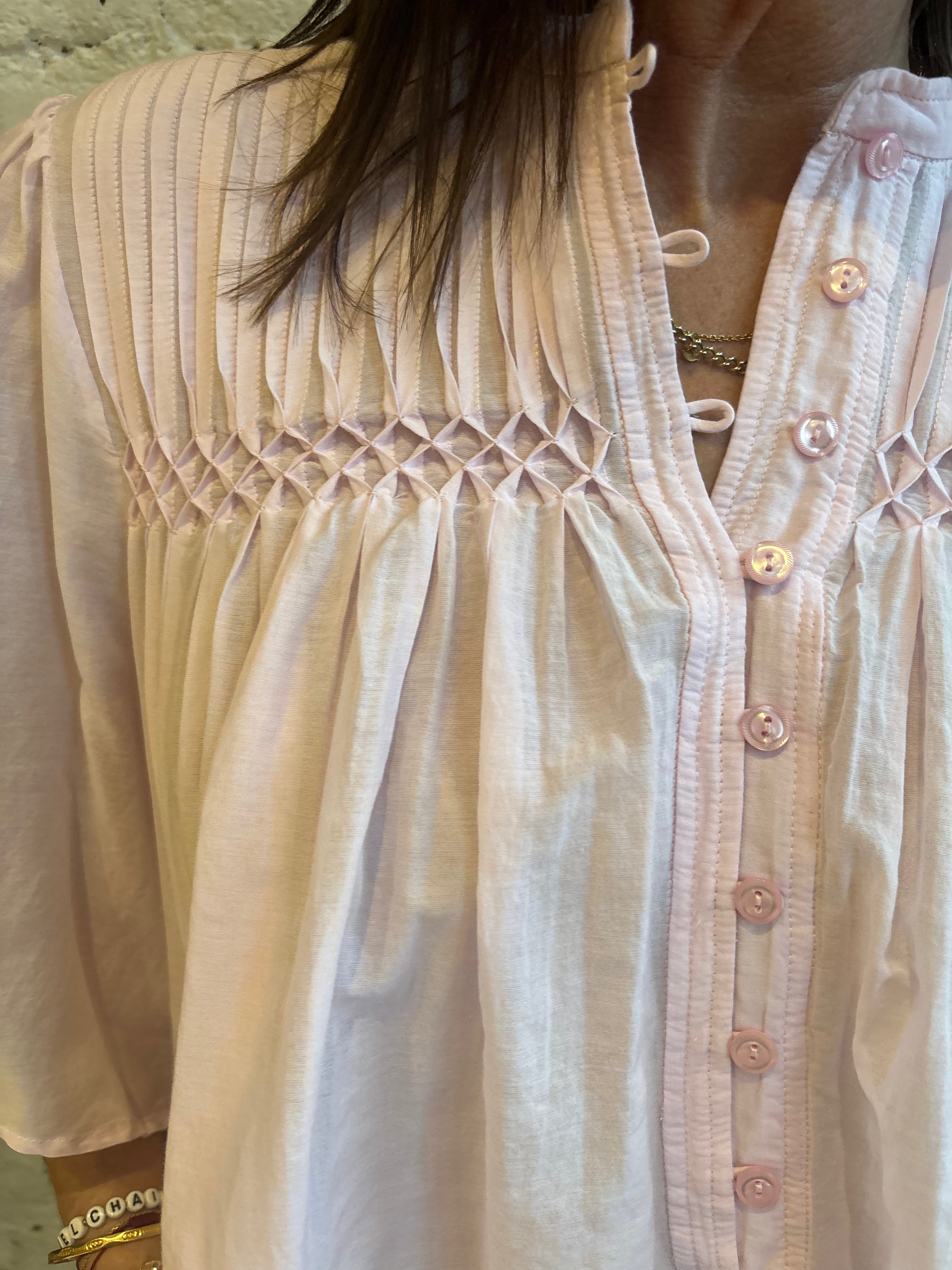 Marant Etoile Destiny Blouse in Light Pink
