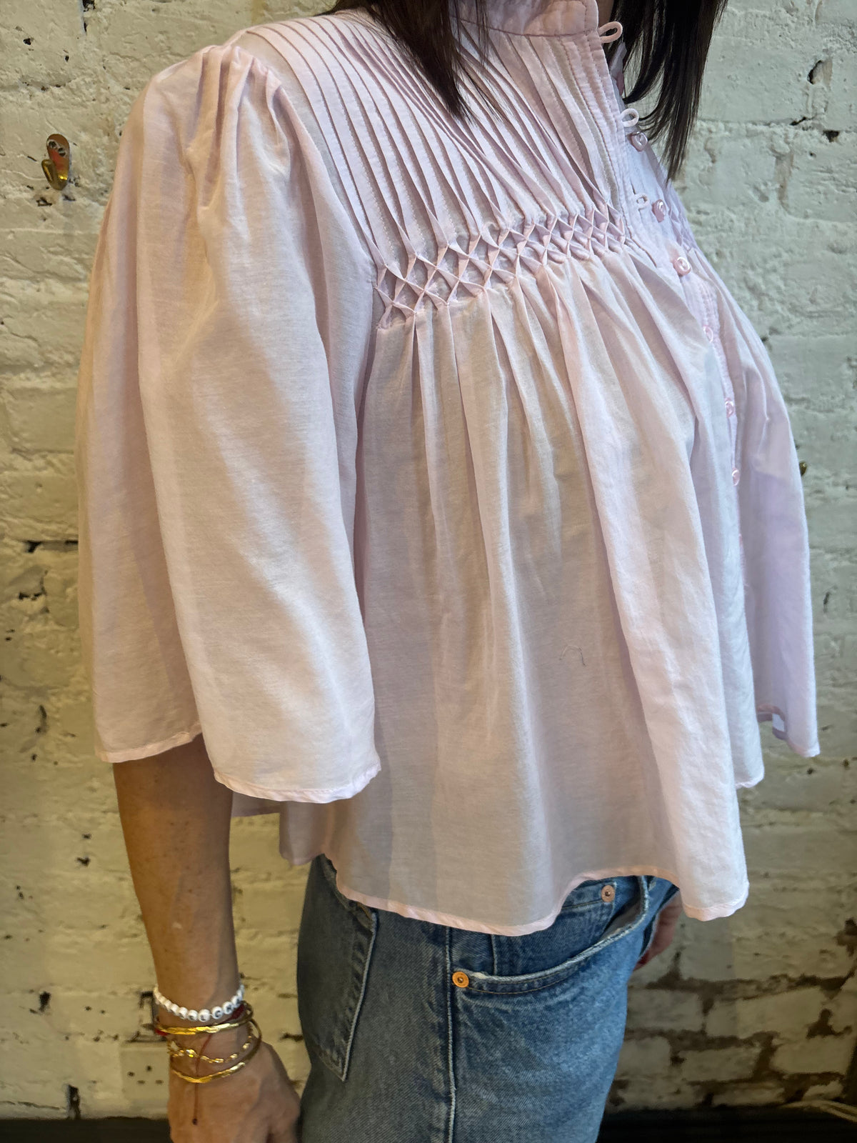 Marant Etoile Destiny Blouse in Light Pink