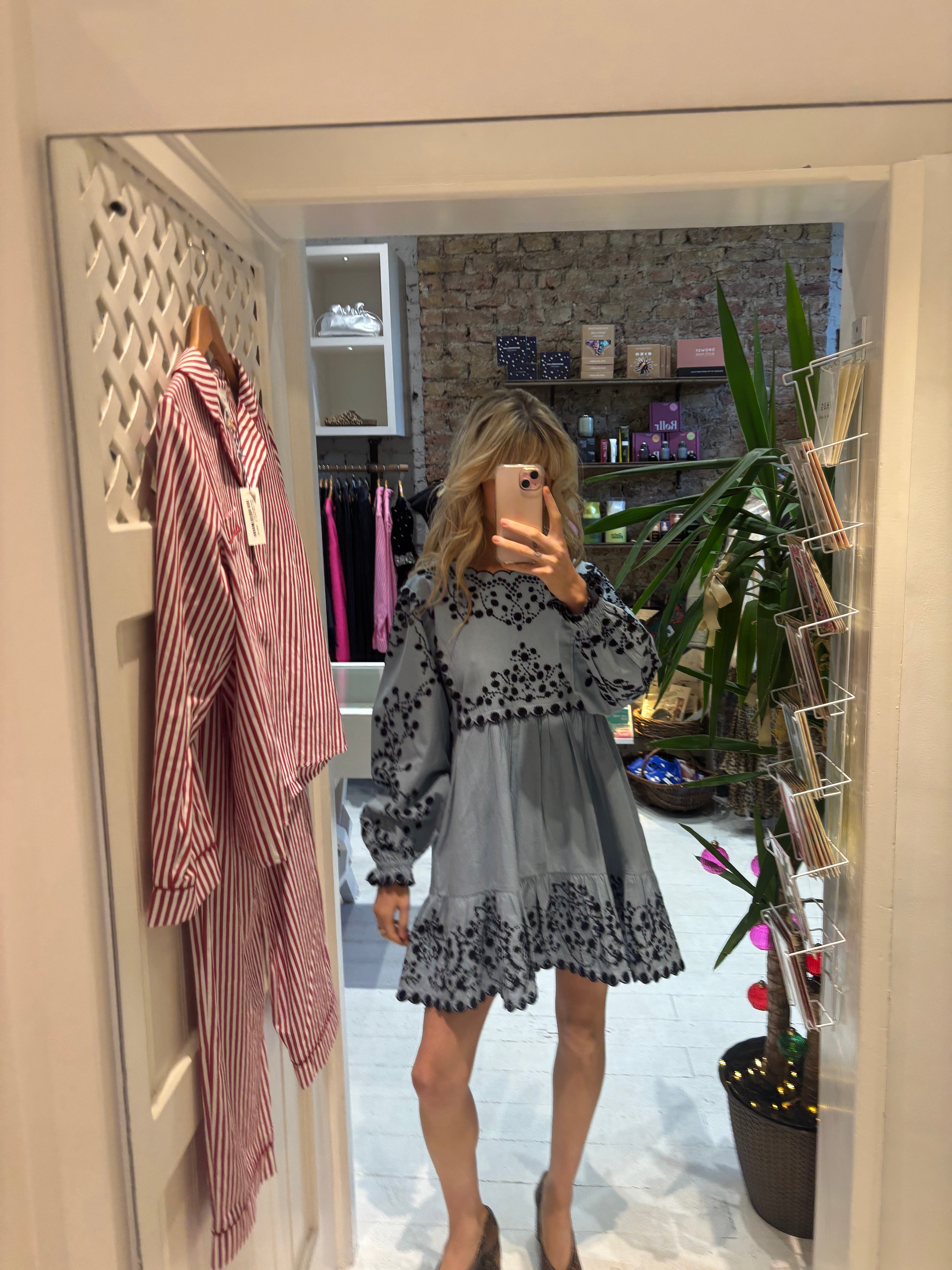 Sea New York Frances Mini Dress in Blue