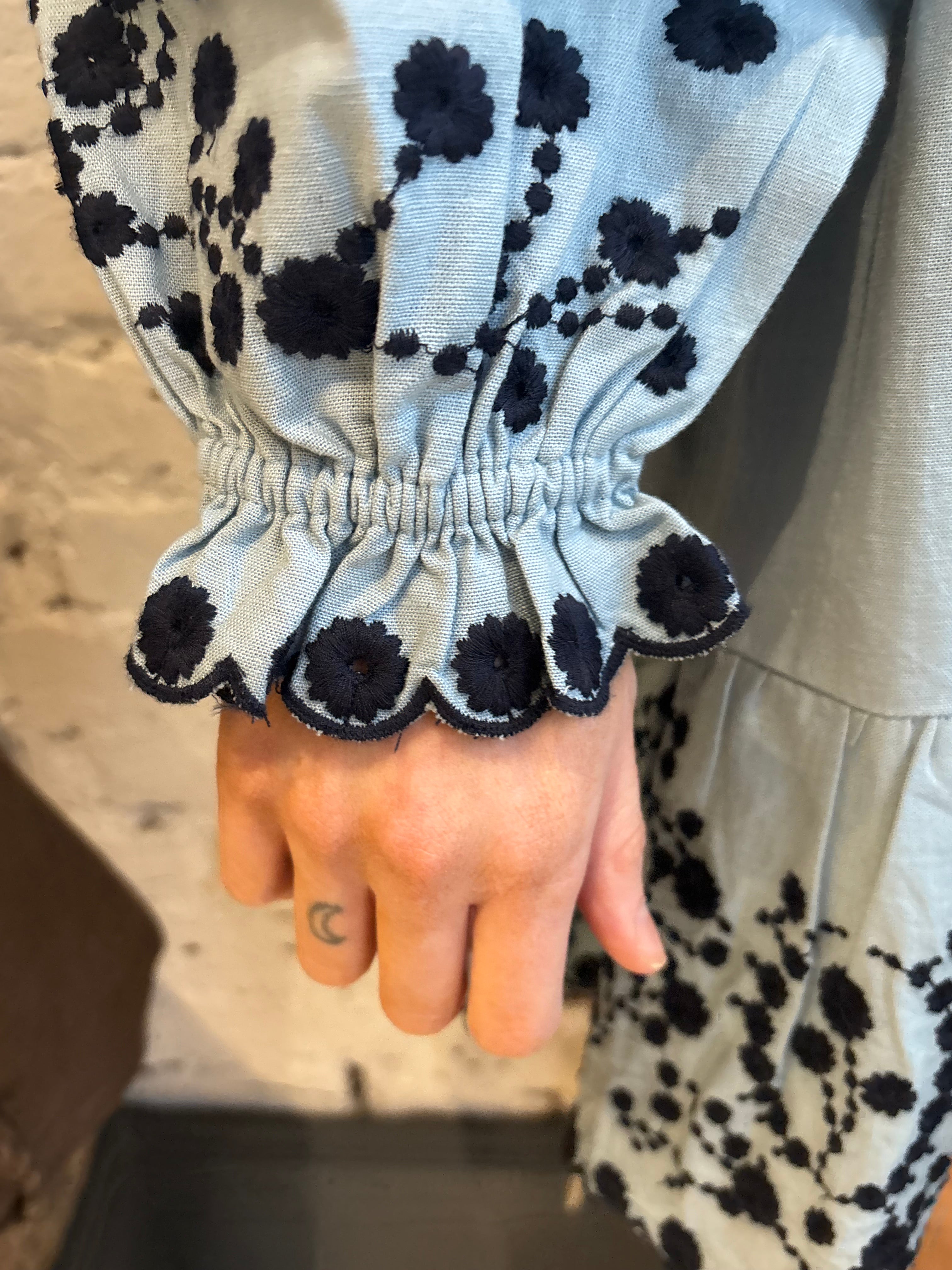 Sea New York Frances Mini Dress in Blue