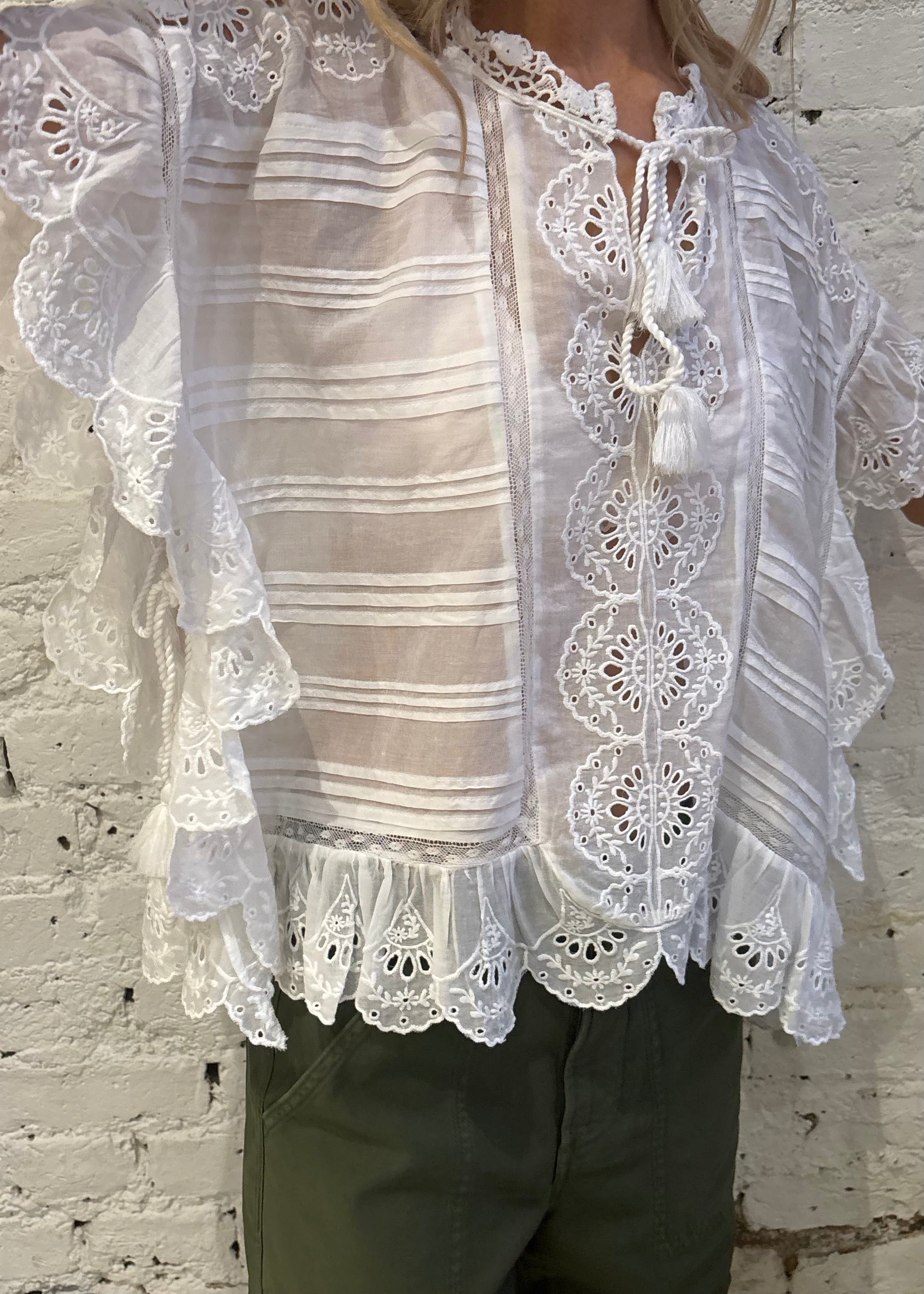 Marant Etoile Payton Blouse in White