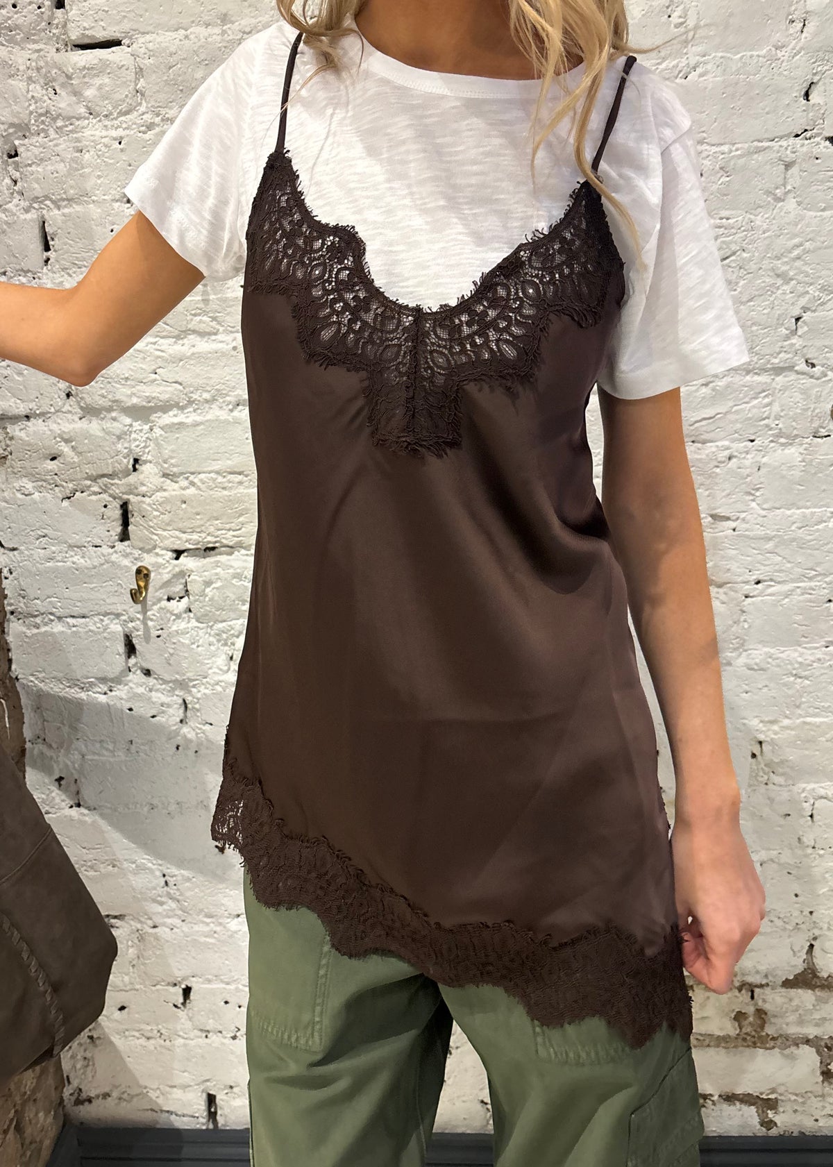 Haute L'Amitié Naomi Lingerie Top in Mocca